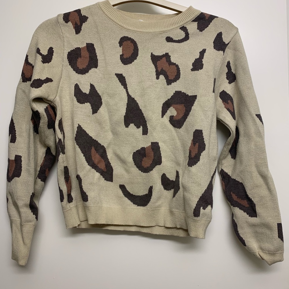 Goodnight Macaroon leopard sweater